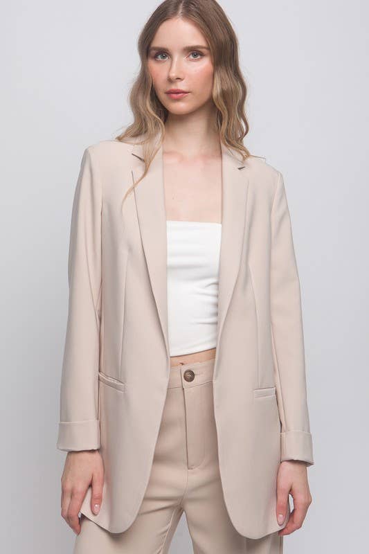 cream Vertigo Blazer