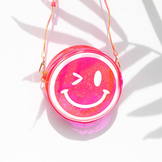 Jelly Handbag - Pink Winky Face 😉